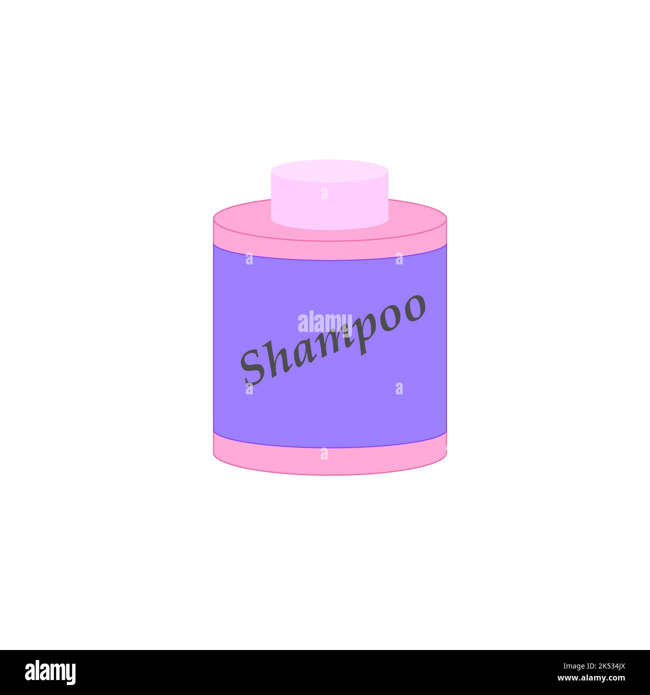 Rundes Glas für Shampoo, Duschgel Stockfoto