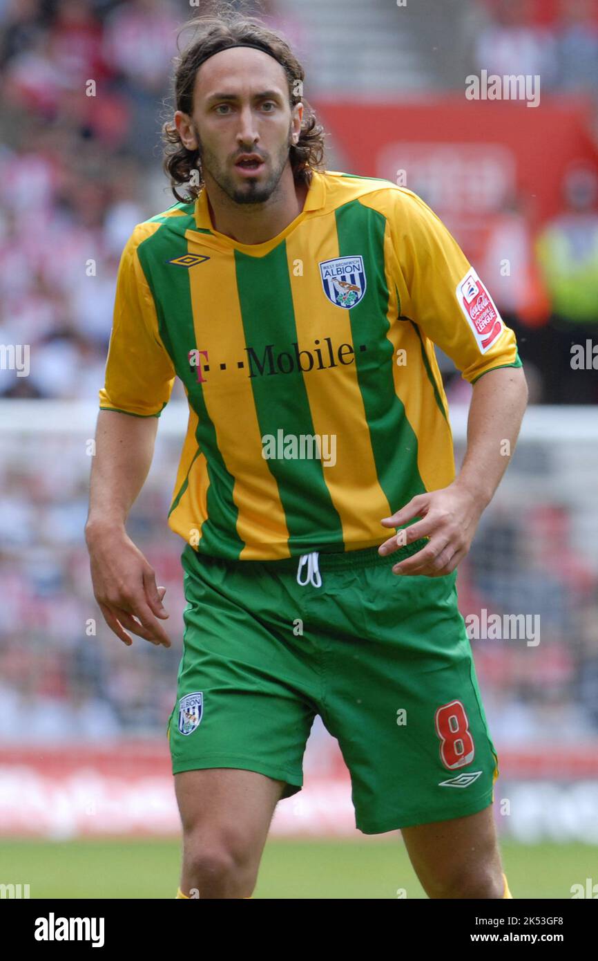 SOUTHAMPTON V WBA JONATHAN GREENING PIC MIKE WALKER, 2006 Stockfoto