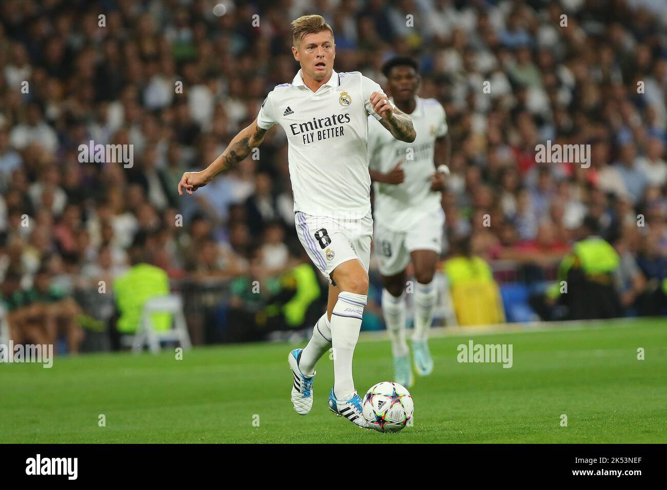 UEFA Champions League-Spiel. Real Madrid vs. Shakthar Stockfoto