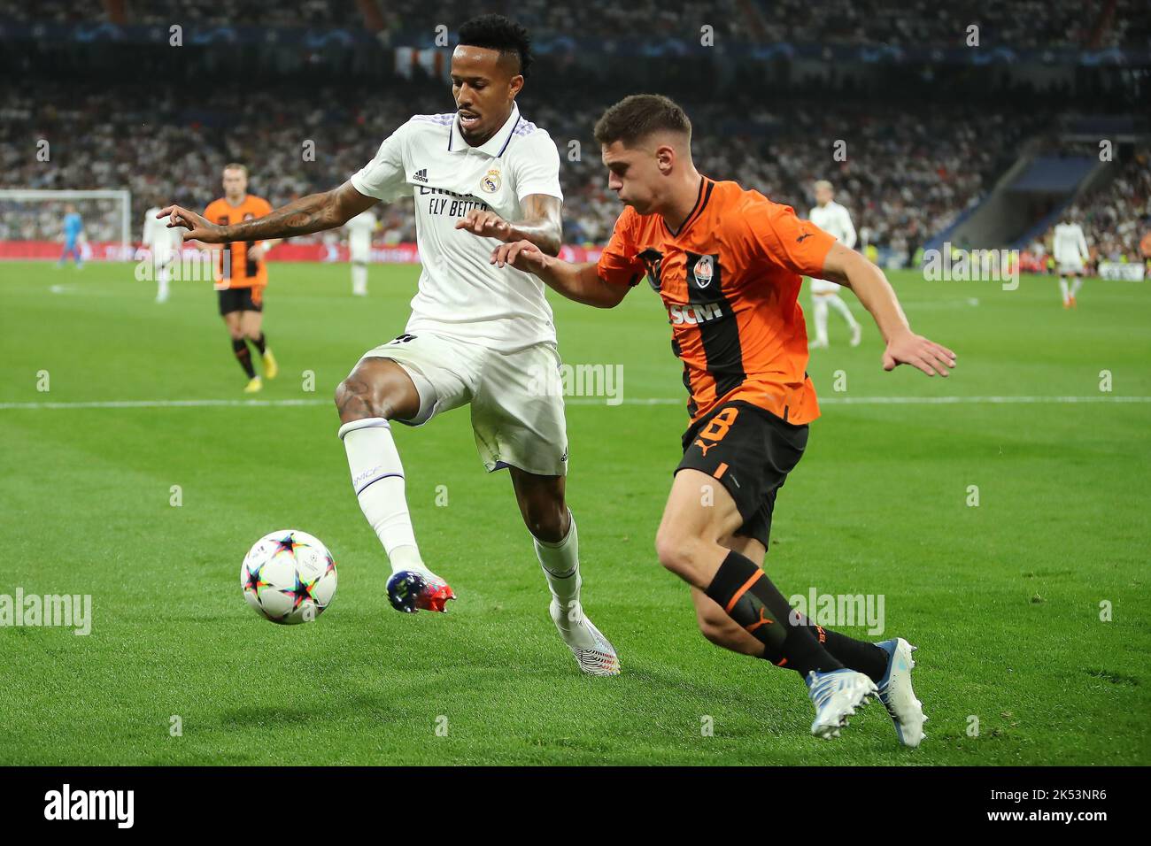 UEFA Champions League-Spiel. Real Madrid vs. Shakthar Stockfoto