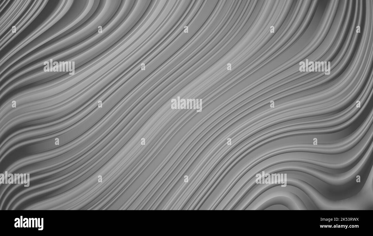 Schwarzer und weißer Hintergrund. 3D Rendern. Stockfoto