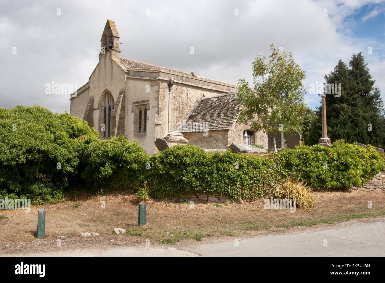 St. John the Baptist mittelalterliche Kirche Inglesham, nr. Swindon, Wiltshire, England, mit angelsächsischen Ursprüngen Stockfoto
