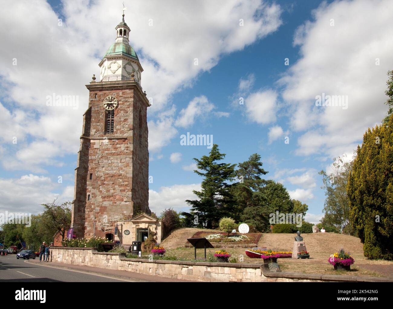 St. Peter & St. Paul alten Kirchturm alias The Pepperpot, Upton on Severn, Malvern Hills, Worcestershire, England Stockfoto