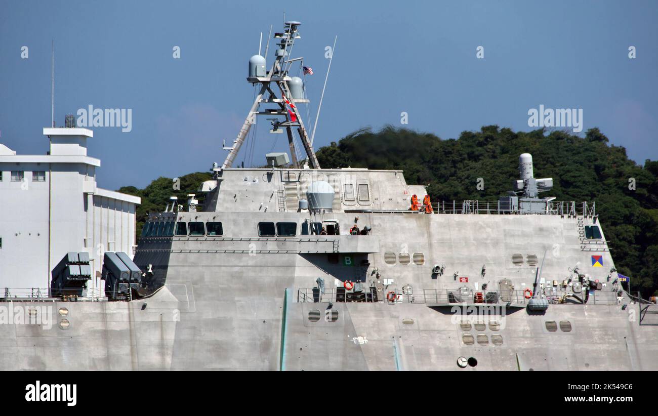 Die USS Oakland (LCS24), ein Küstenkampfschiff der
