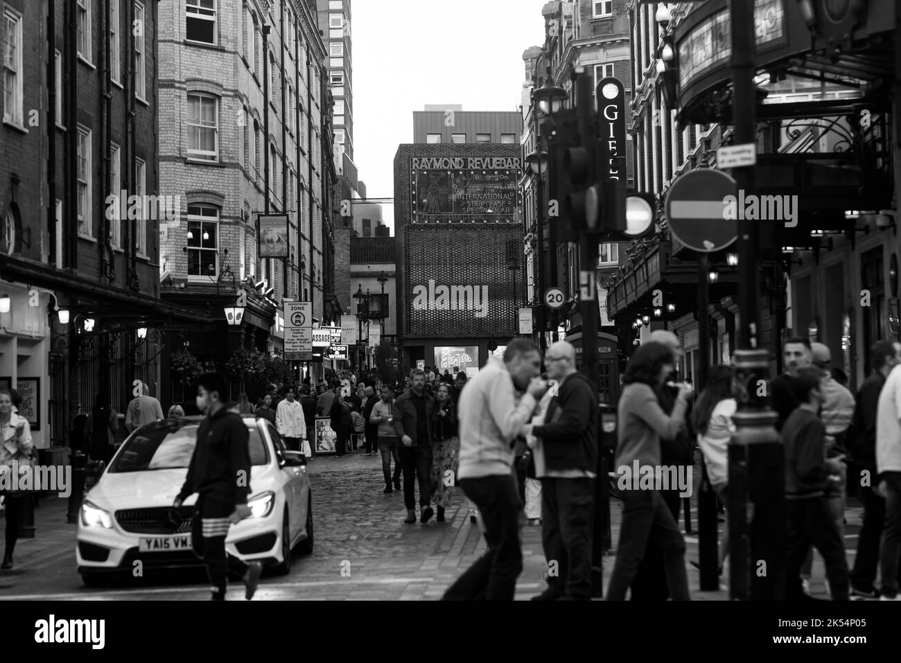 London rund um das West End Abend und Nacht Stockfoto