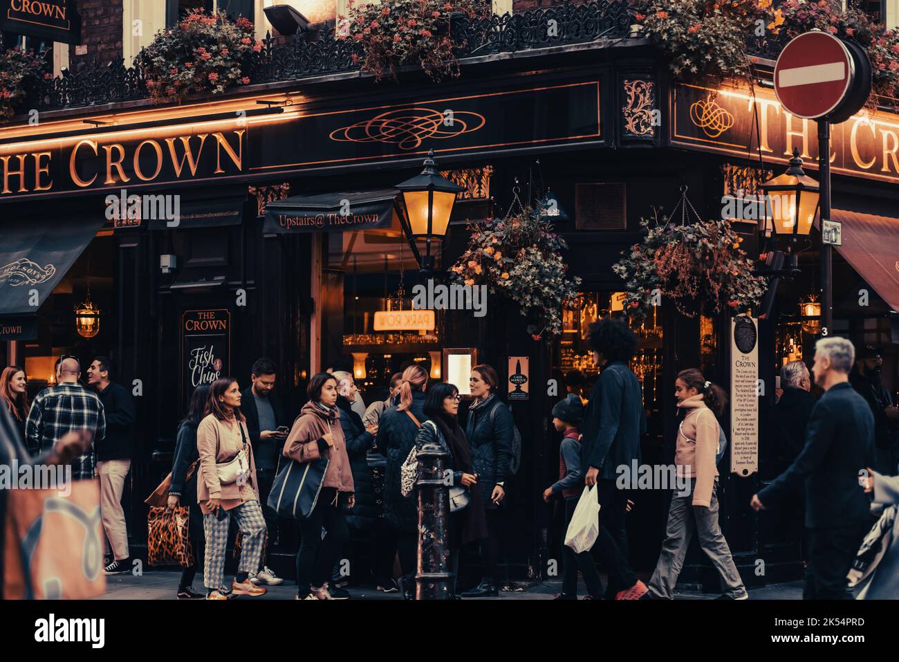 London rund um das West End Abend und Nacht Stockfoto
