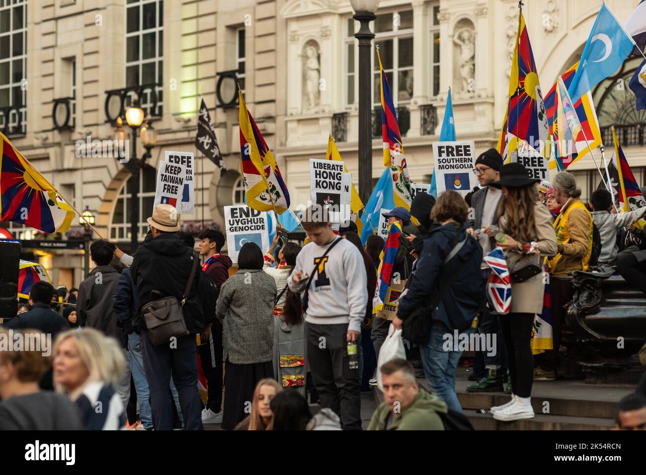 London rund um das West End Abend und Nacht Stockfoto