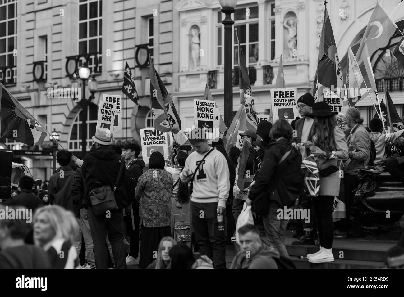 London rund um das West End Abend und Nacht Stockfoto