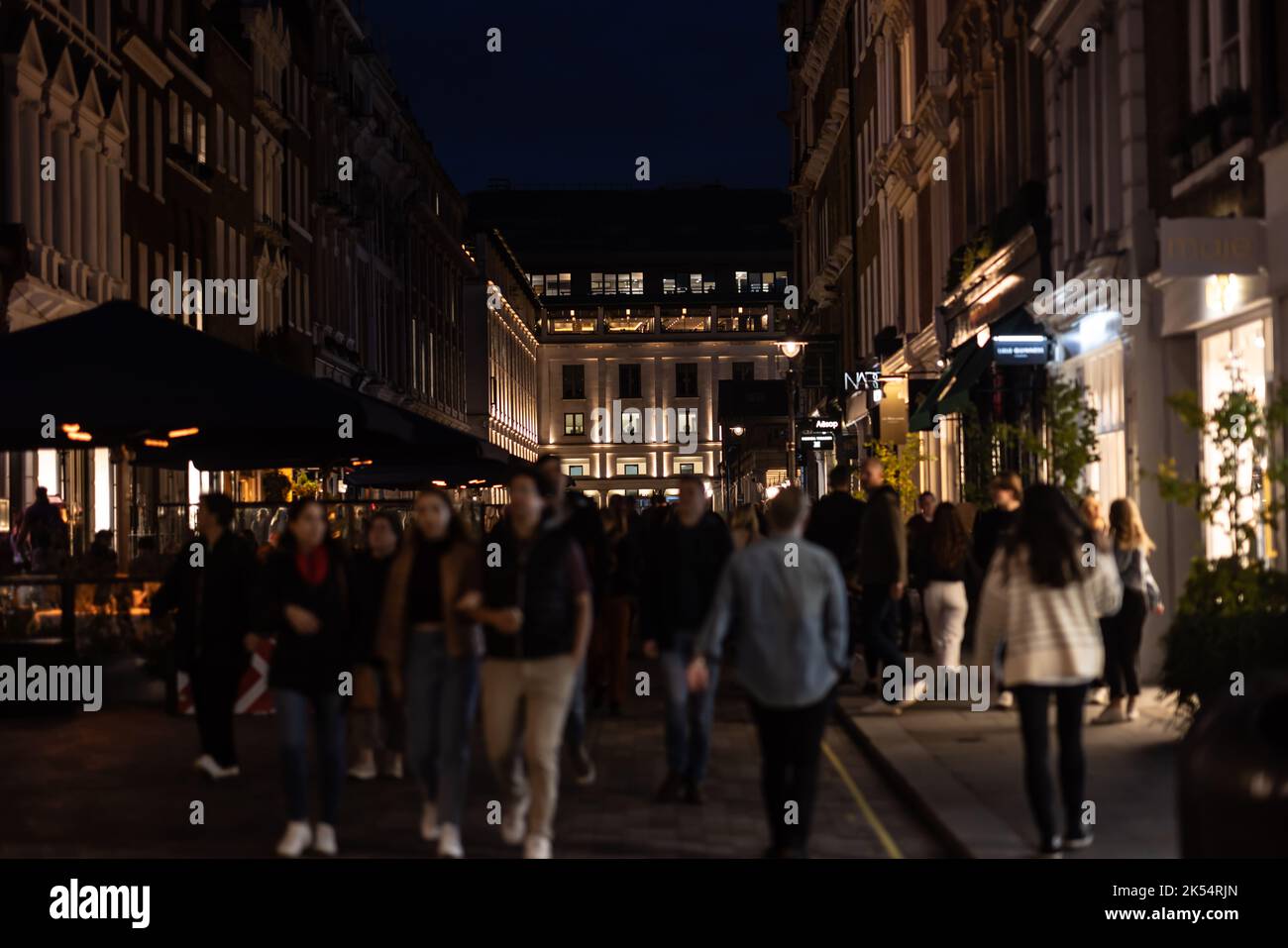 London rund um das West End Abend und Nacht Stockfoto