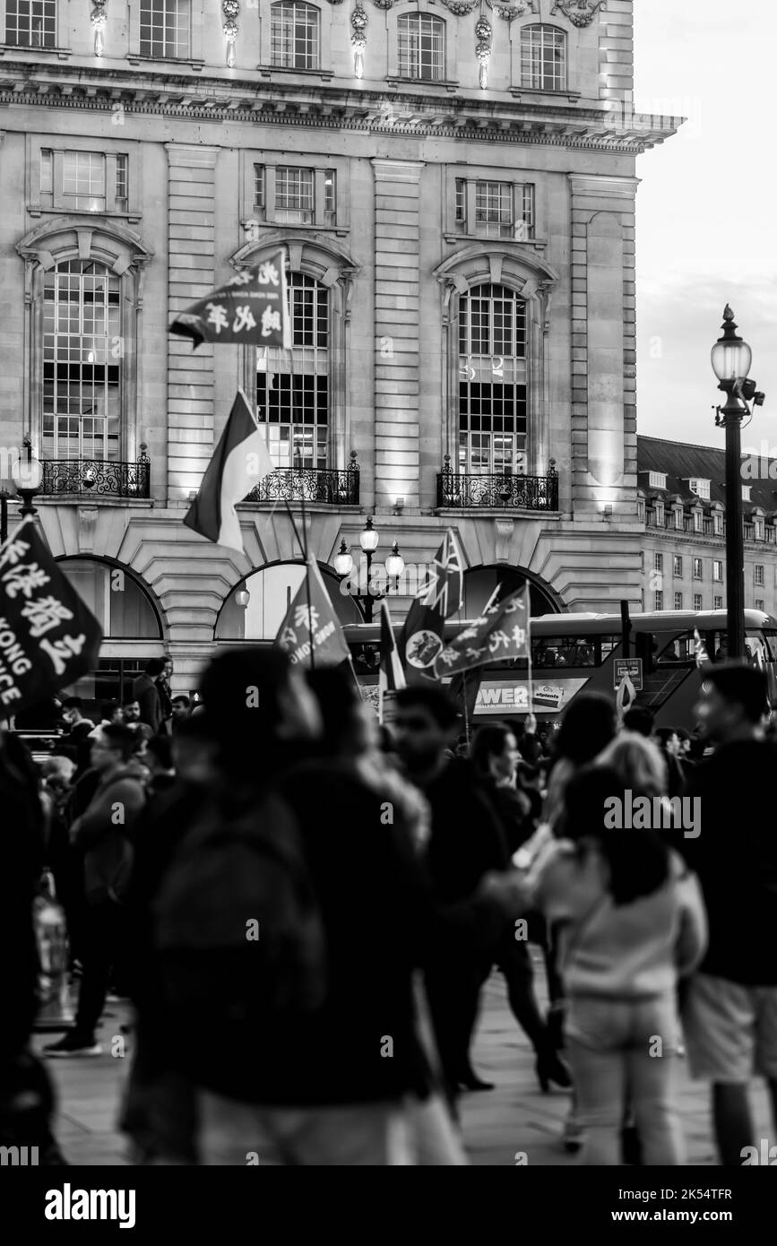 London rund um das West End Abend und Nacht Stockfoto