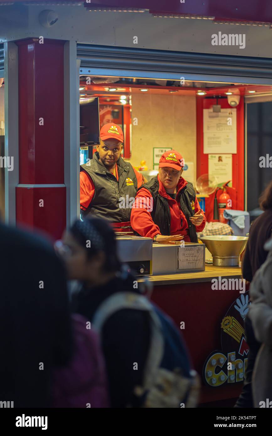 London rund um das West End Abend und Nacht Stockfoto