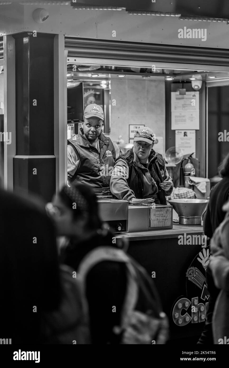 London rund um das West End Abend und Nacht Stockfoto