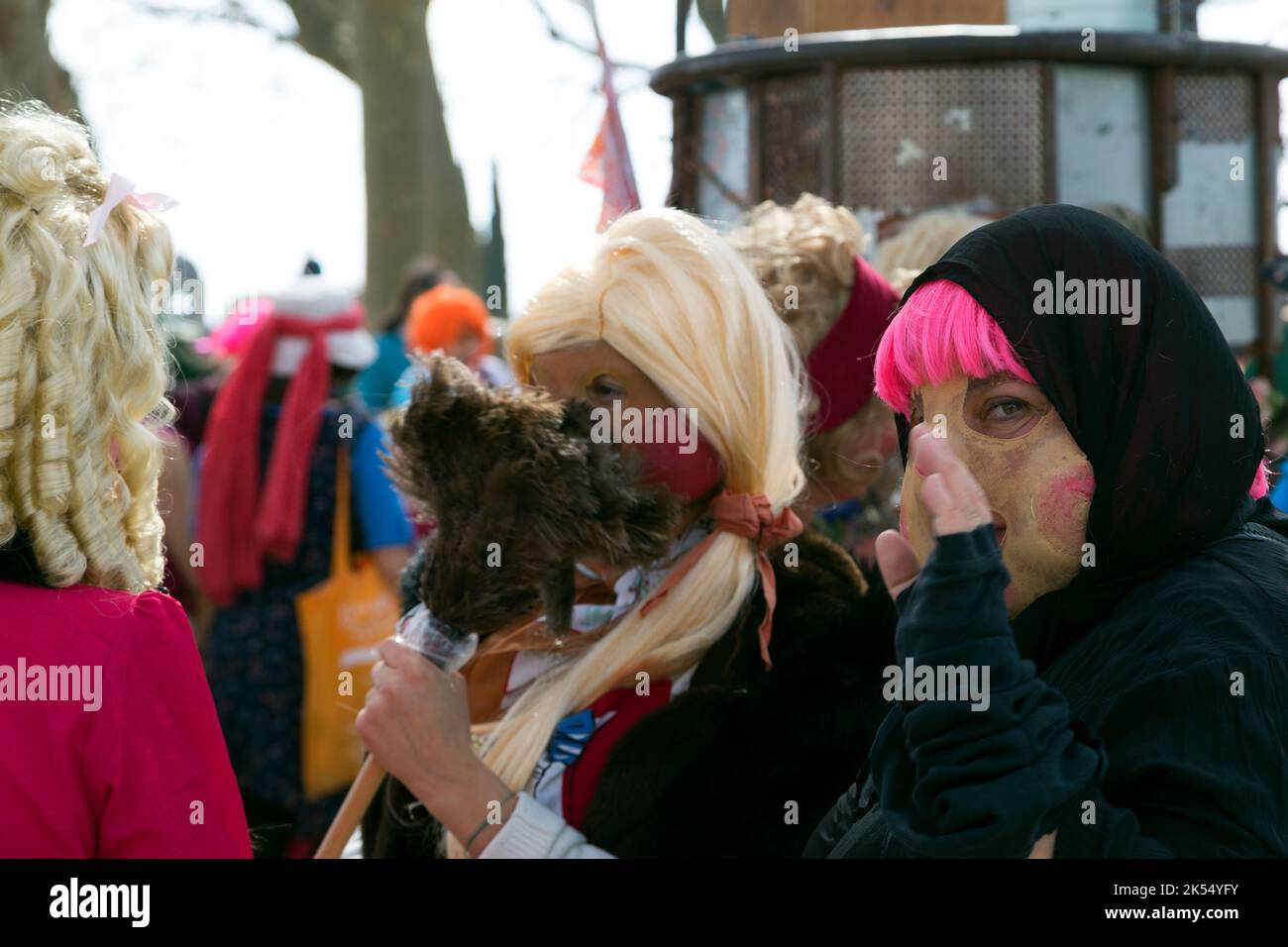 Der von den Calandretas-Schulen in Montpellier, Frankreich, organisierte ozitanische Karneval Stockfoto