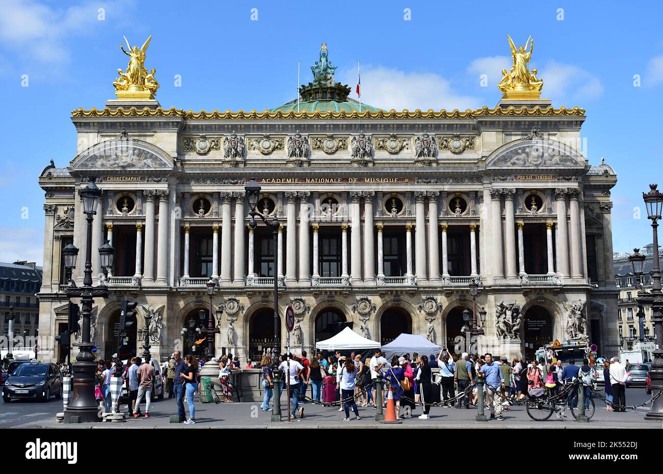 Opéra Garnier oder Palais Garnier. Paris, Frankreich. August 2018. Stockfoto