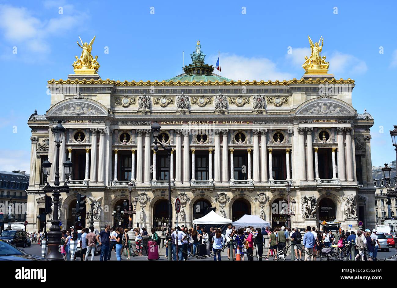 Opéra Garnier oder Palais Garnier. Paris, Frankreich. August 2018. Stockfoto
