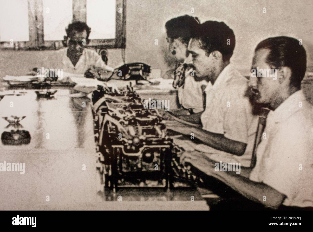 Kolumbien, Barranquilla Kolumbien, Barranquilla. Gabriel Garcia Marquez arbeitete in den 1940er Jahren als Nachrichtenreporter für The Herald oder El Heraldo. Stockfoto