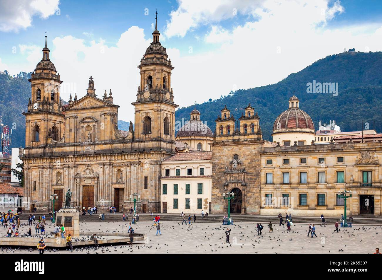 Kolumbien, Bogota die Kathedrale auf der Plaza Bolivar Stockfoto