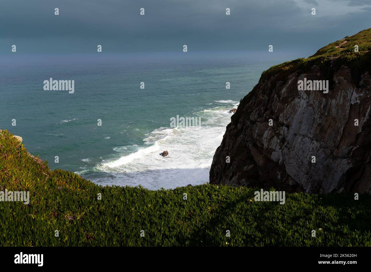 Cabo da Roca Küste Linie Stockfoto
