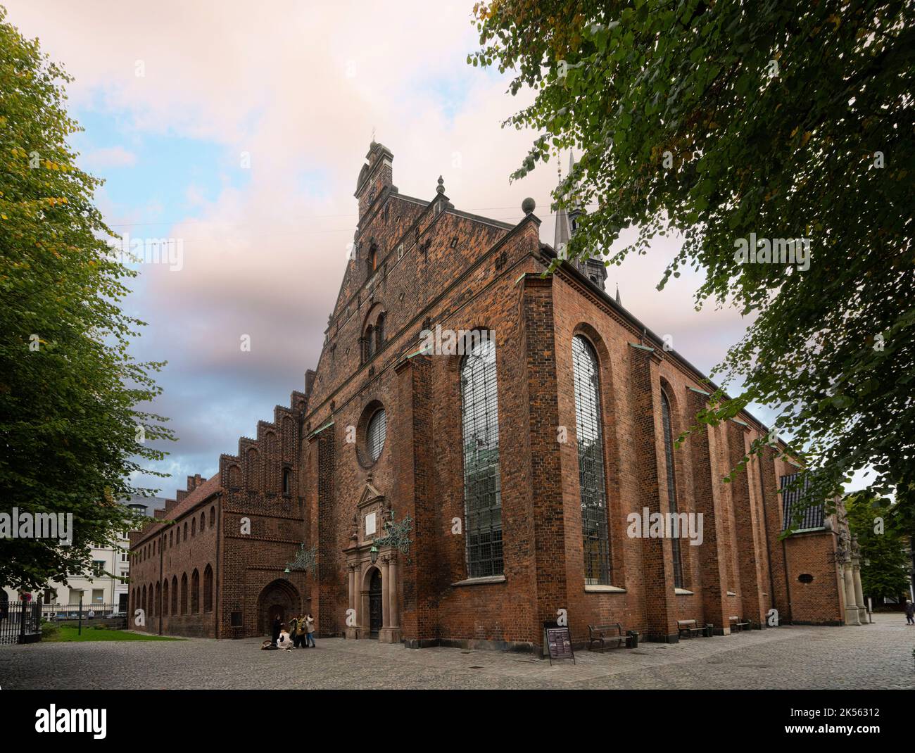 Kopenhagen, Dänemark. Oktober 2022. Außenansicht der Heiligen-Geist-Kirche im Stadtzentrum Stockfoto