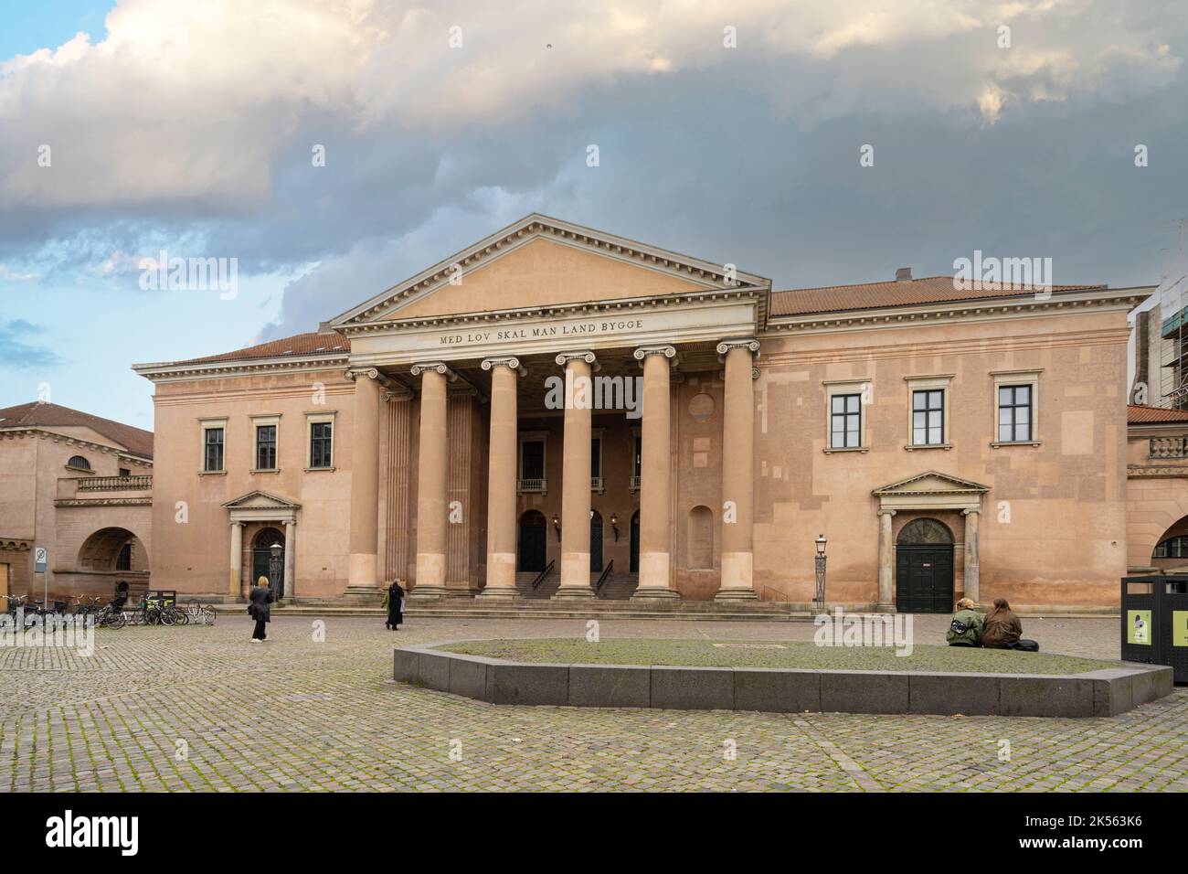 Kopenhagen, Dänemark. Oktober 2022. Außenansicht des Kopenhagener Gerichtshauses im Stadtzentrum Stockfoto