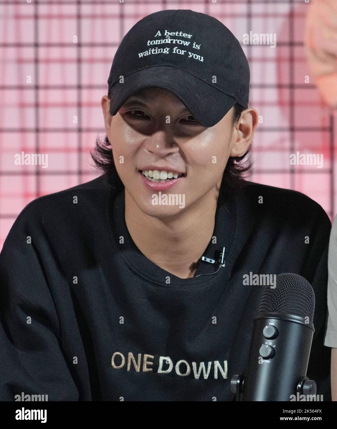 Woosung der südkoreanischen Band The Rose beim One Down Showdown, der ...