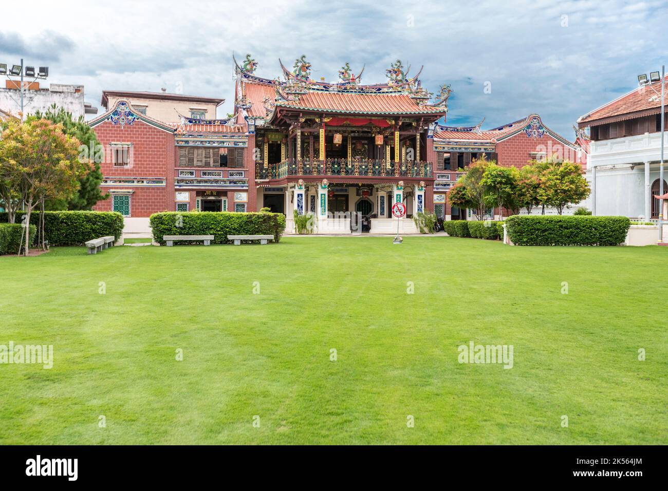 George Town, Penang, Malaysia. Cheah Kongsi, Hokkien Clan Association Tempel und Clan Haus. Stockfoto