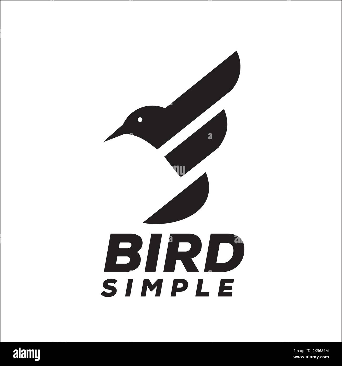 Bird Simple / Logo Design Inspiration Stock Vektor
