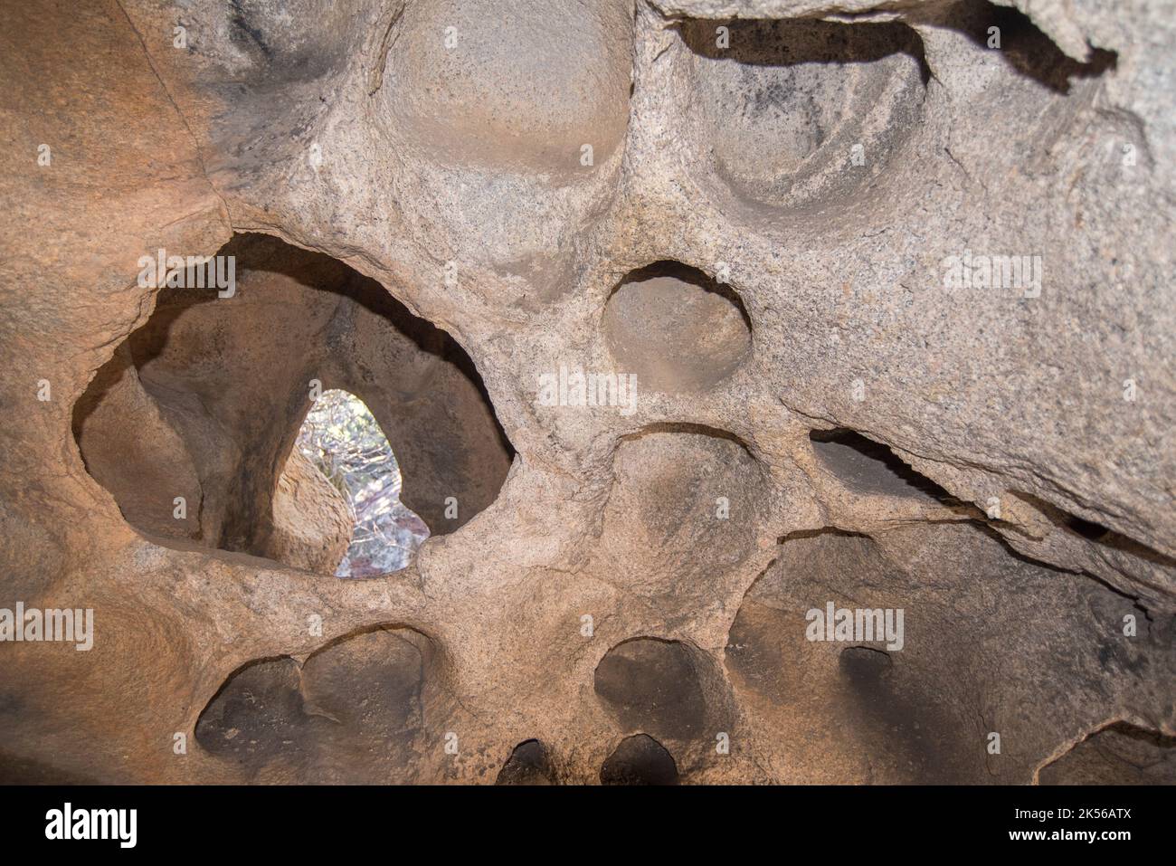 Grotte di Sardegna, isola Caprera, Arcipelago di La Maddalena Stockfoto