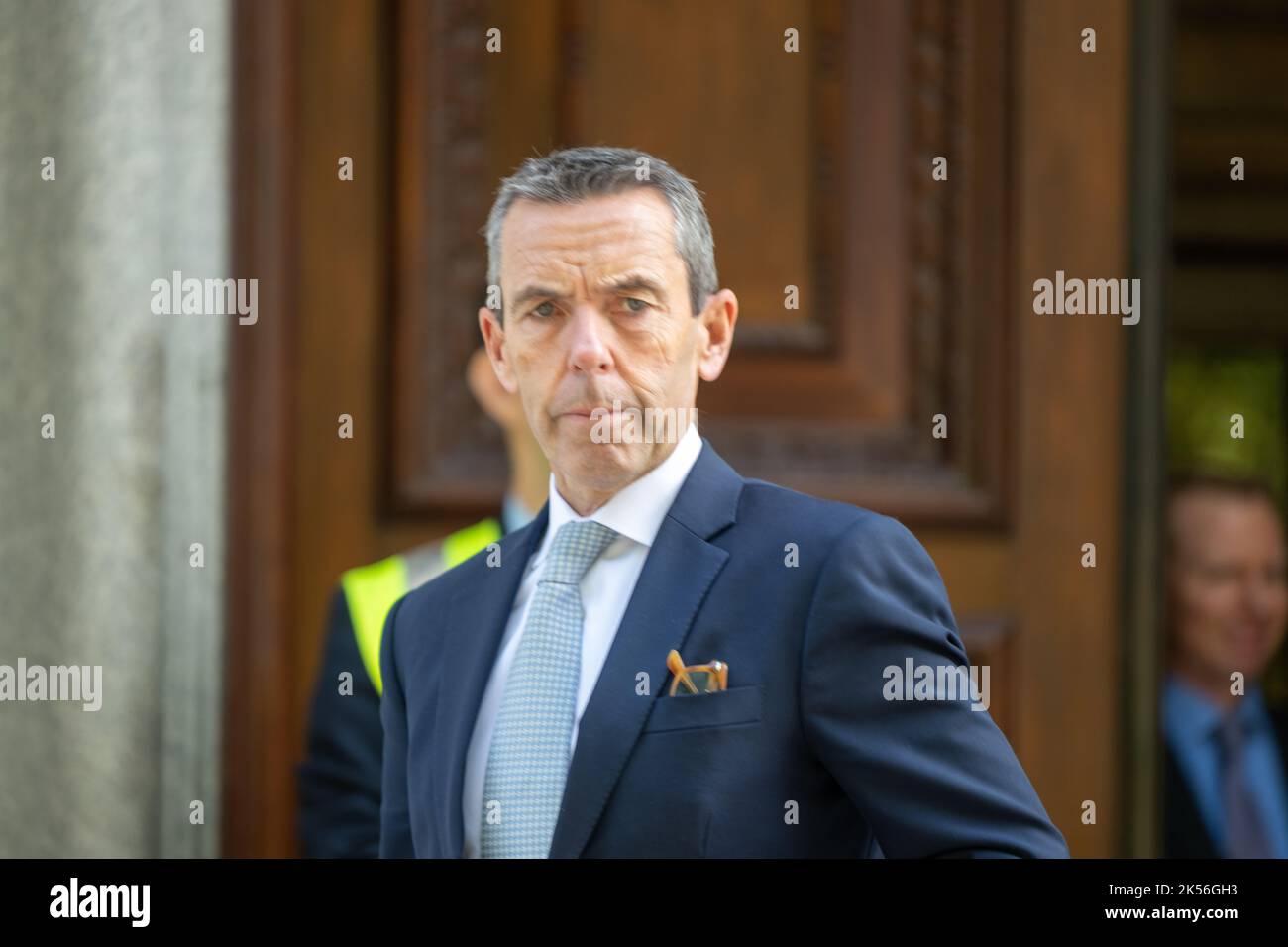 London, Großbritannien. 6. Oktober 2022. Die Chefs der Banken treffen die Kanzlerin im Finanzministerium, um die Zinssätze zu diskutieren. Bild Ian Stuart UK CEO HSBC Credit: Ian Davidson/Alamy Live News Stockfoto