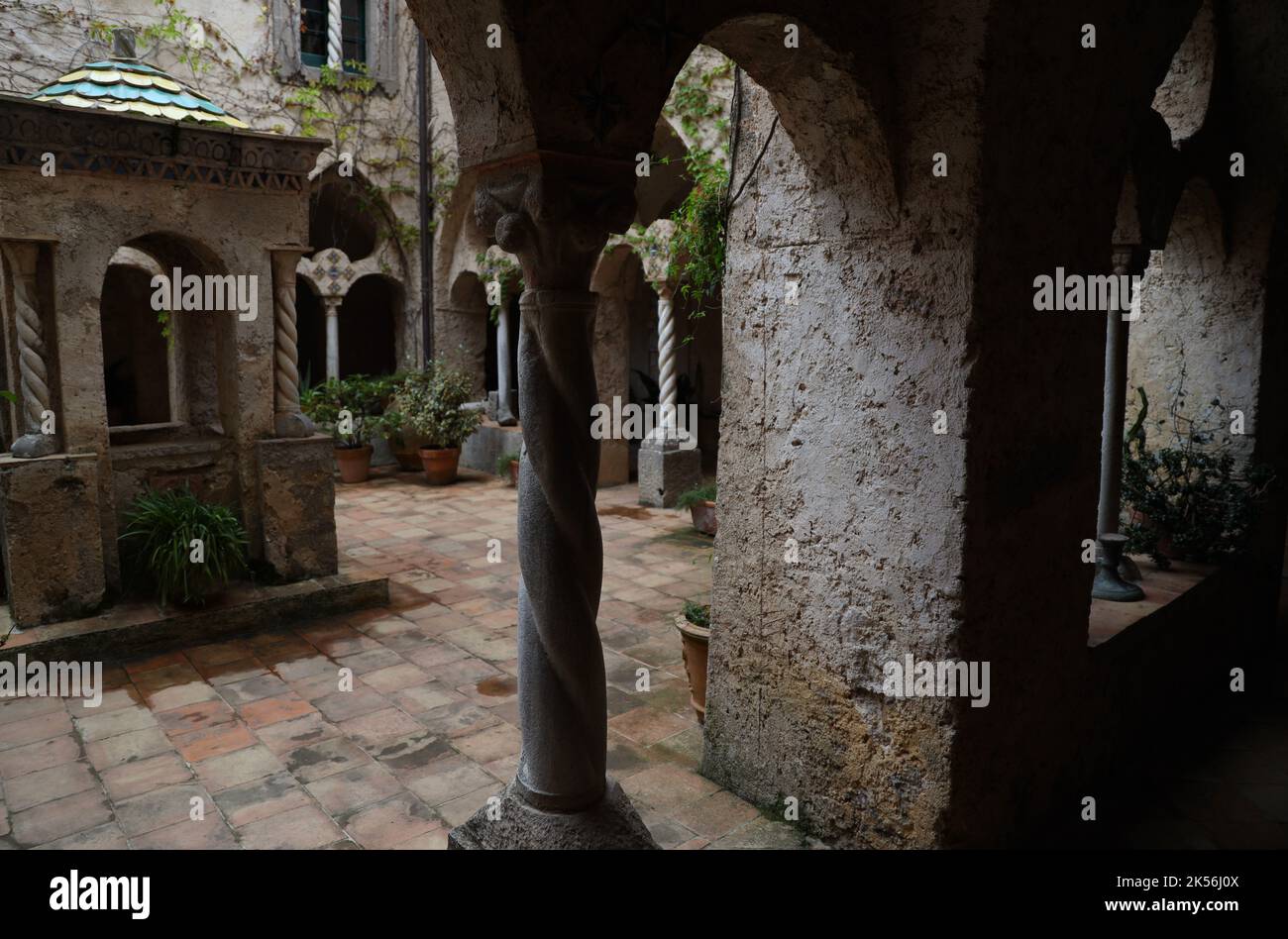 Detail der Villa Cimbrone in Ravello, Italien Stockfoto