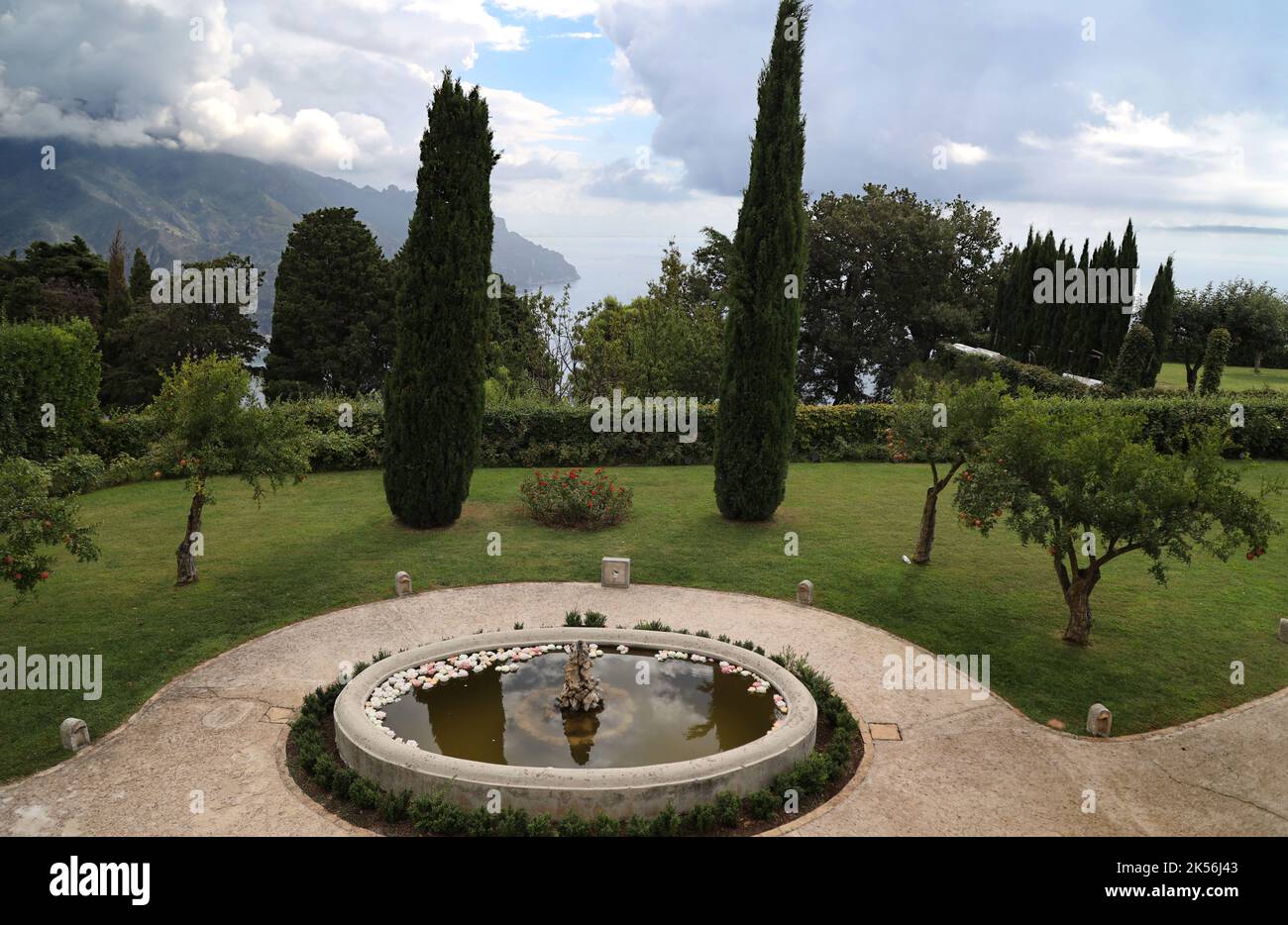 Die schöne Villa Cimbrone Gärten in Ravello, Italien Stockfoto