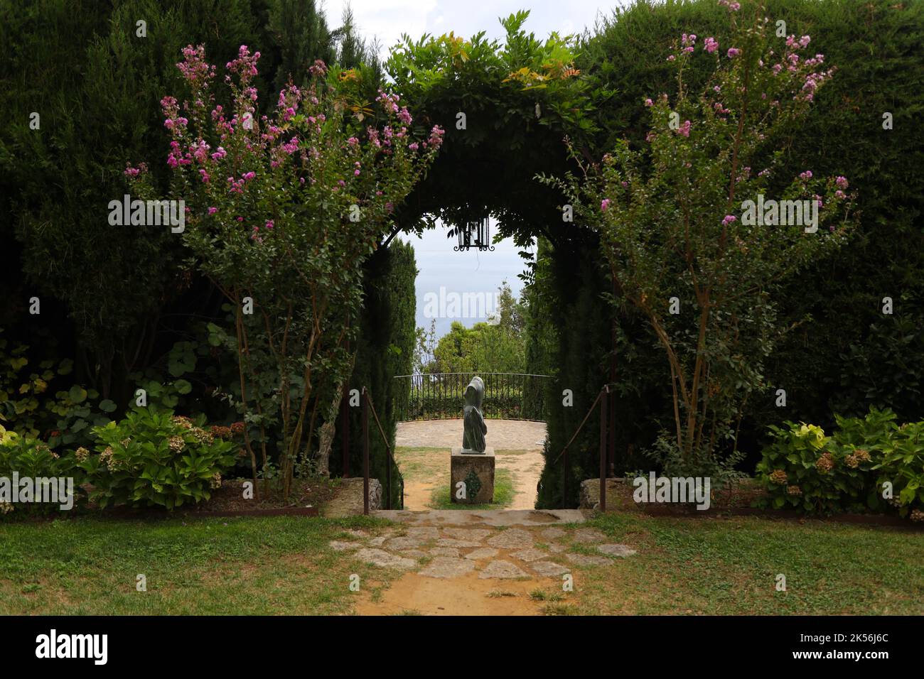 Die schöne Villa Cimbrone Gärten in Ravello, Italien Stockfoto