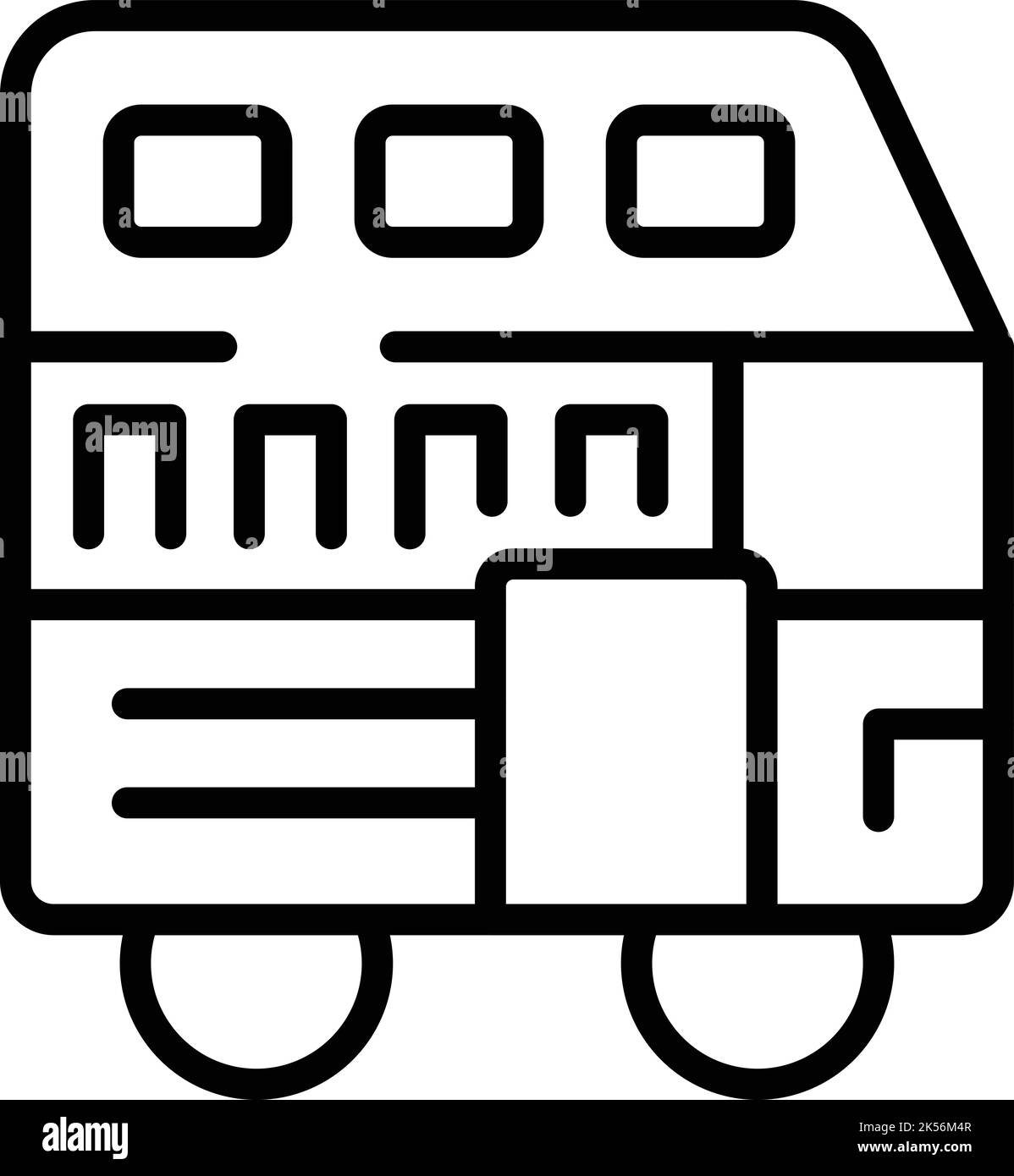 Symboldarstellung für Reisebusse in Singapur. Stadtplan. Asiatische Nationalmannschaft Stock Vektor