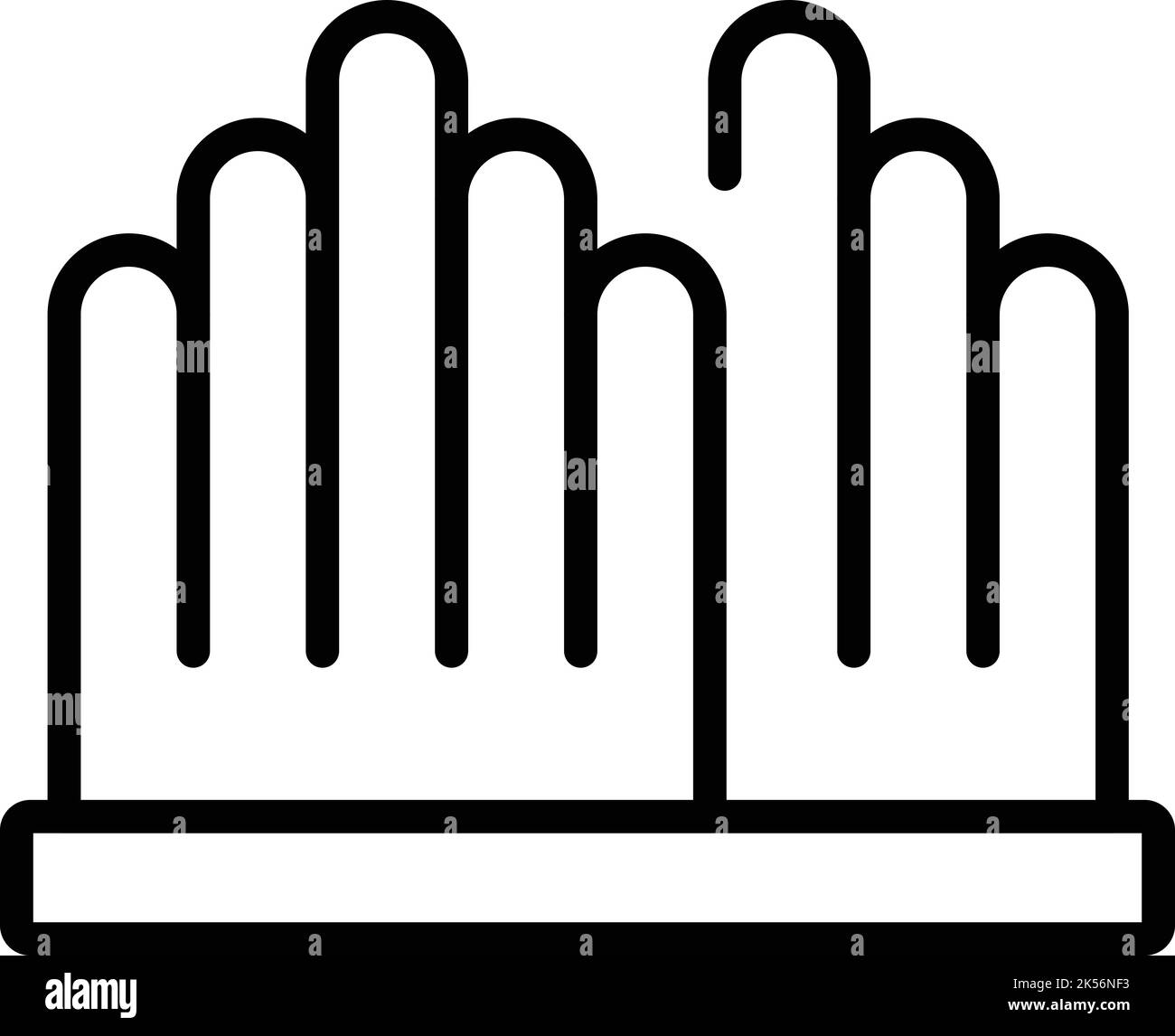 Symboldarstellung des Opernhauses von Singapur. Hotelreise. Reisen nach Asien Stock Vektor