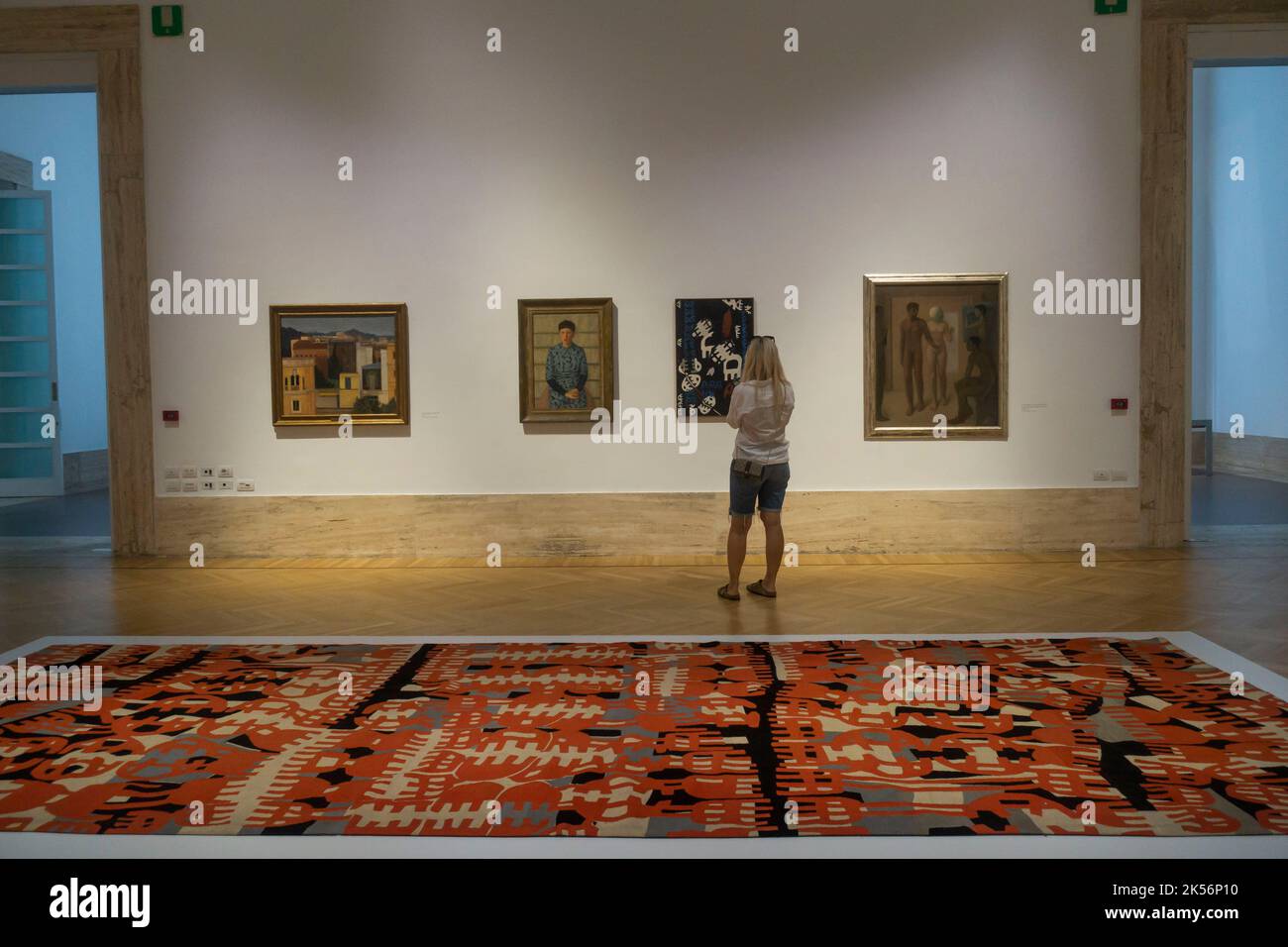 National Galler of Modern Art, Galleria Nazionale Arte Moderna in Rom, Italien Stockfoto