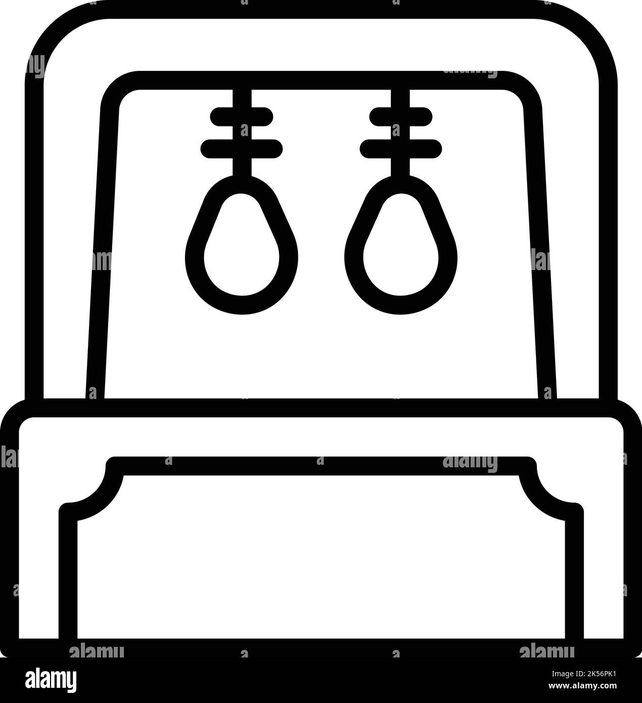 Skizze für Reisesymbole in Singapur. Kartenstadt. Asia Hotel Stock Vektor