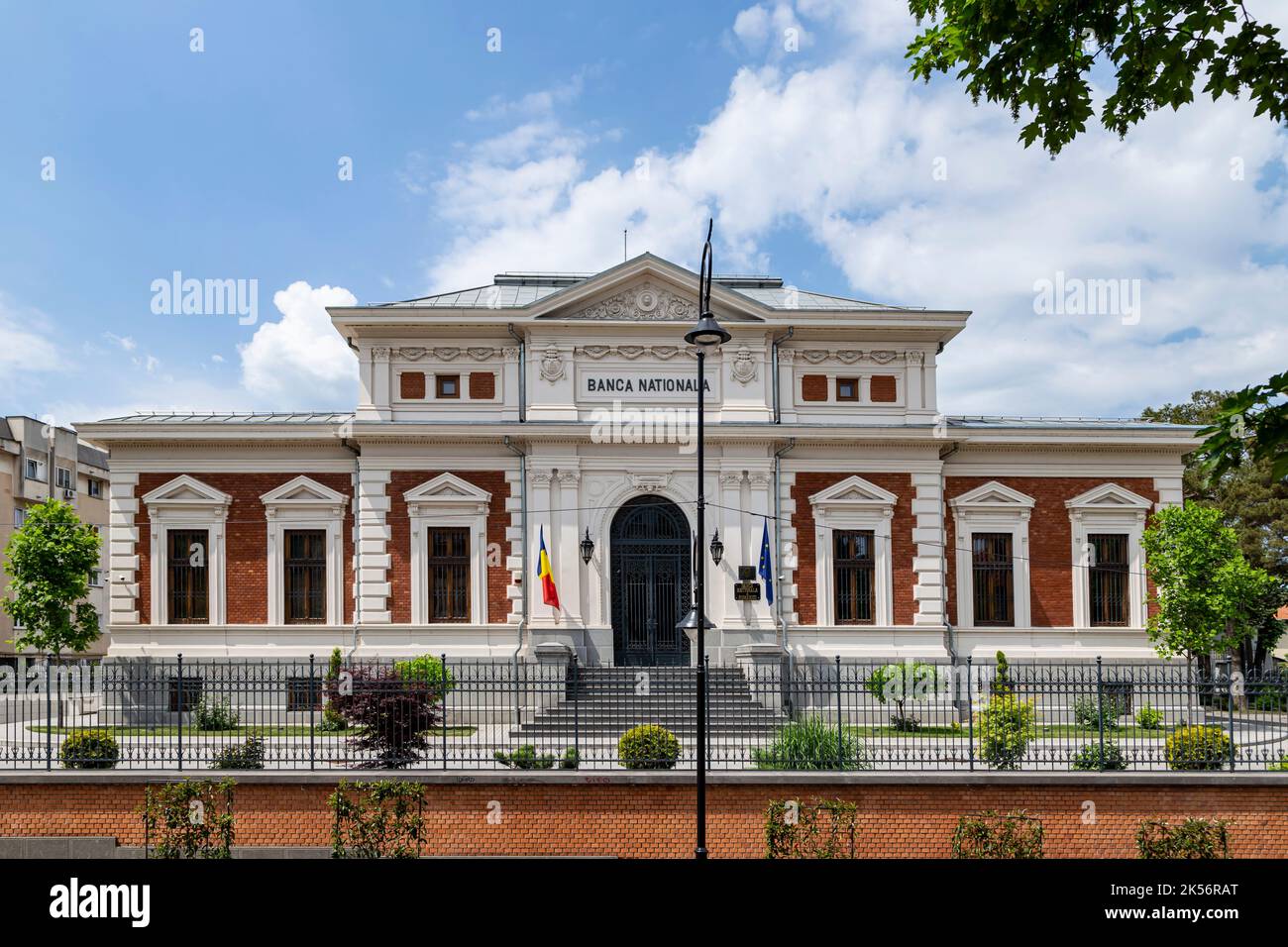 Craiova, Dolj, Rumänien – 14. Mai 2022: Sitz der Nationalbank in Craiova, Rumänien Stockfoto