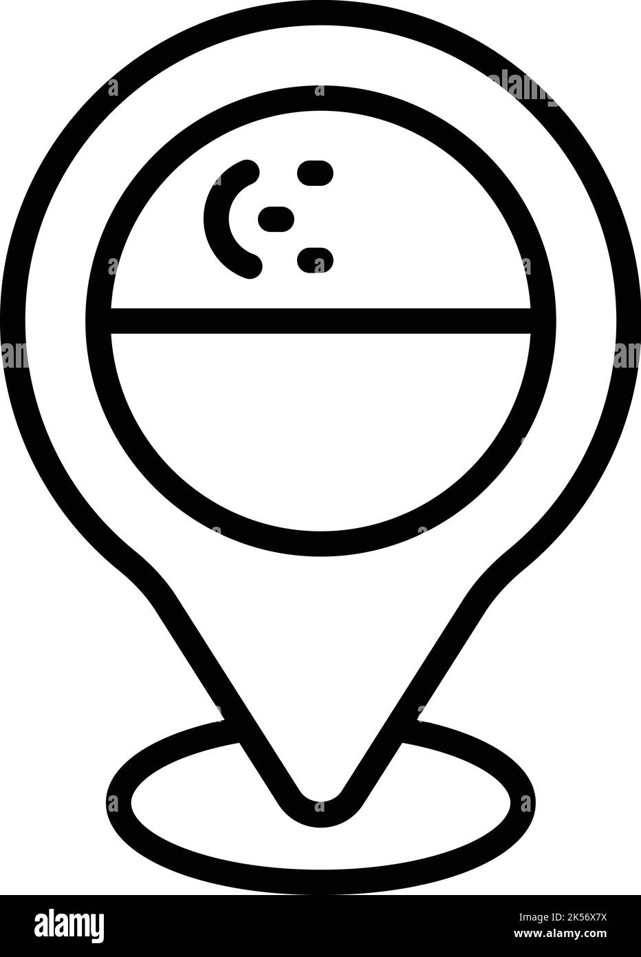 Skizze für Standortsymbole in Singapur. Reisen nach Asien. Flagge national Stock Vektor