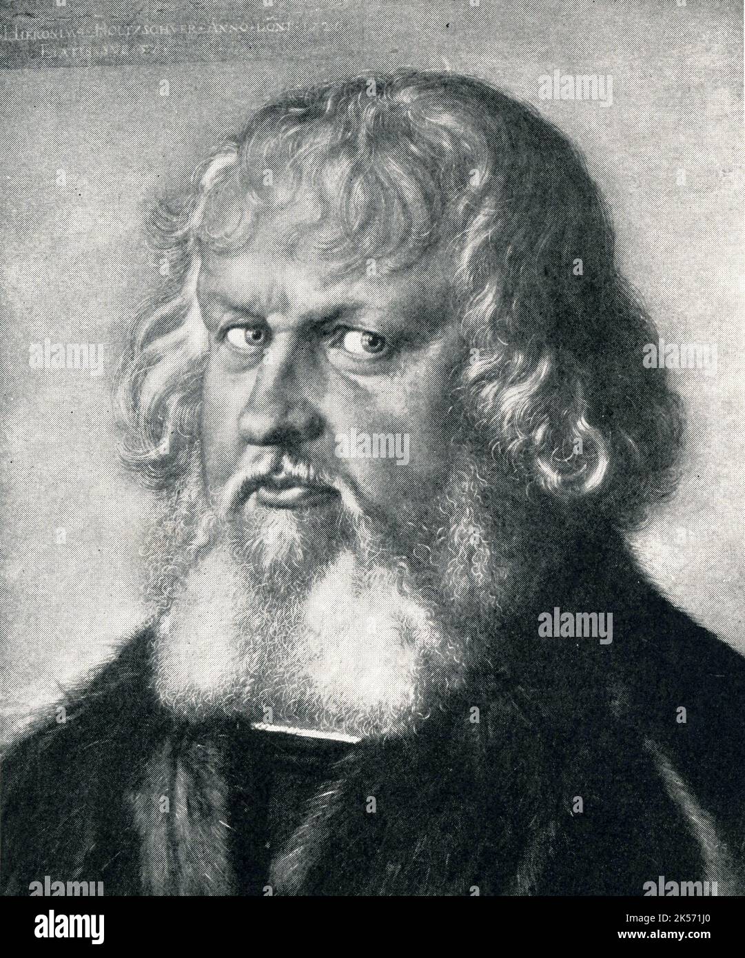 Porträt von Jerome Holzschuher von Durer Stockfoto