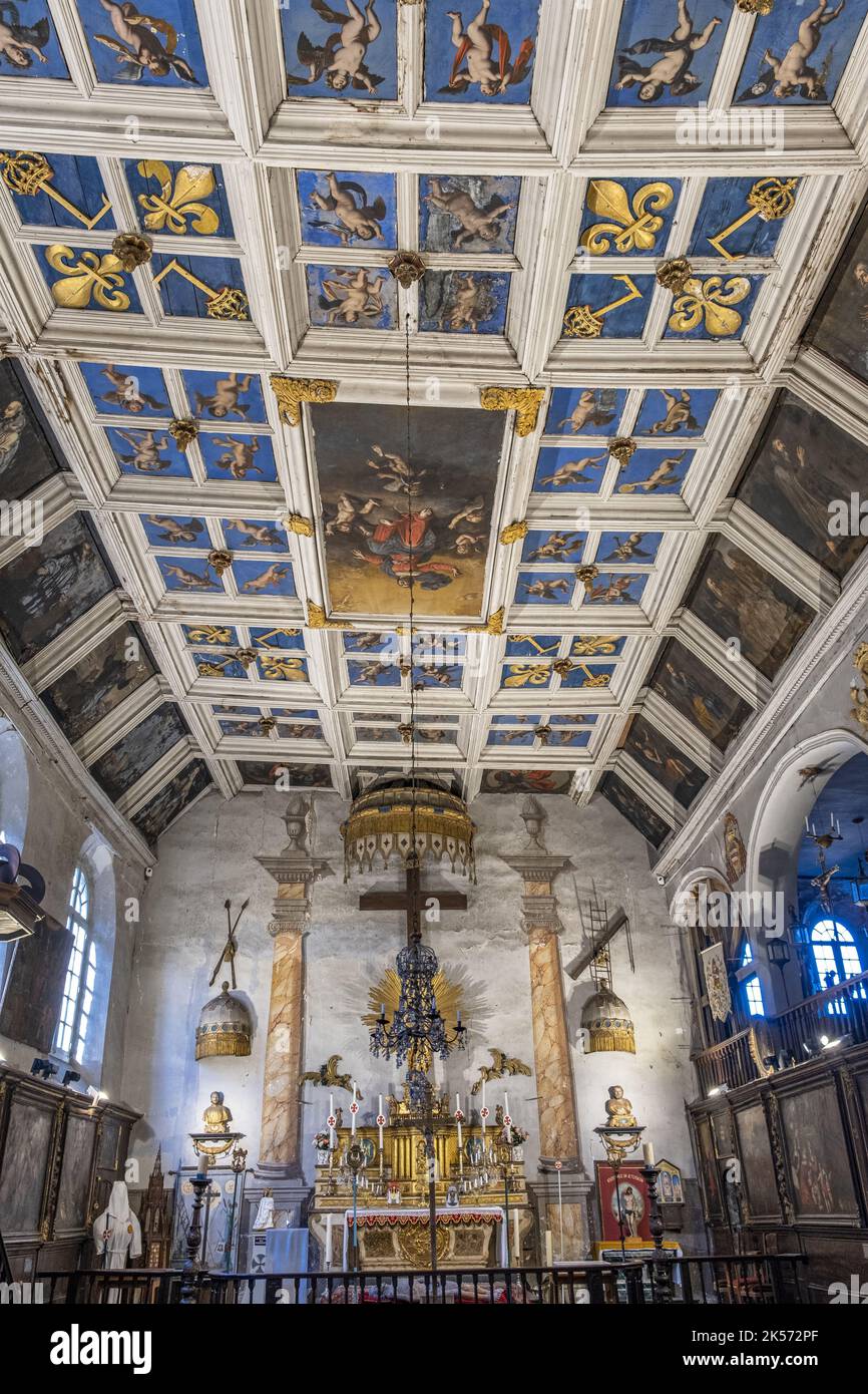Frankreich, Haute Loire, Le Puy en Velay, Bühne auf dem Weg nach Saint Jacques de Compostela, Kapelle der Weißen Büßer, Kapelle der Büßer Blancs Stockfoto