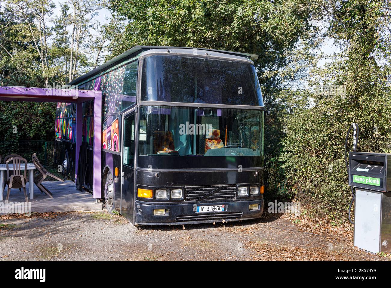 Frankreich, Loire Atlantique, St. Michel Chef Chef, der Bus Stockfoto
