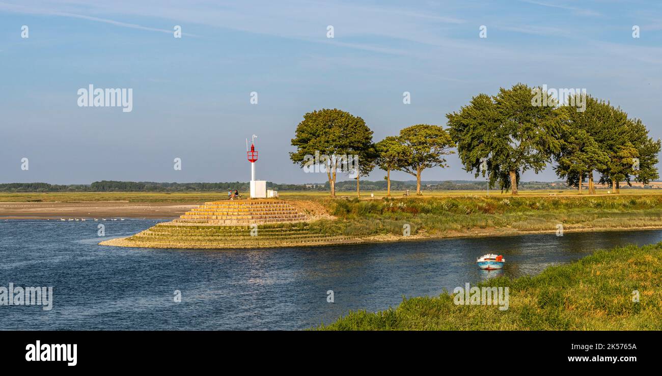 Frankreich, Somme, Baie de Somme, SaintValerysurSomme, Les quais de