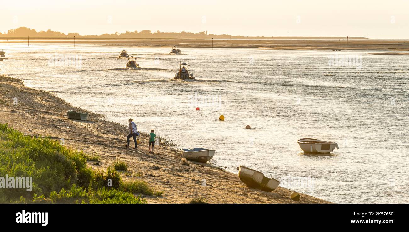 Frankreich, Somme, Baie de Somme, SaintValerysurSomme