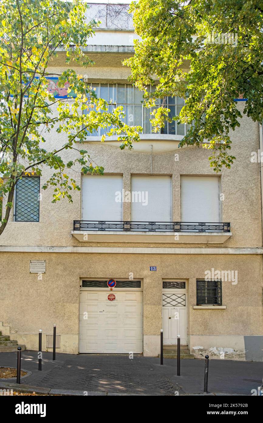 Frankreich, Paris, Montmartre, Haus von Poulbot, Zeichner Stockfoto