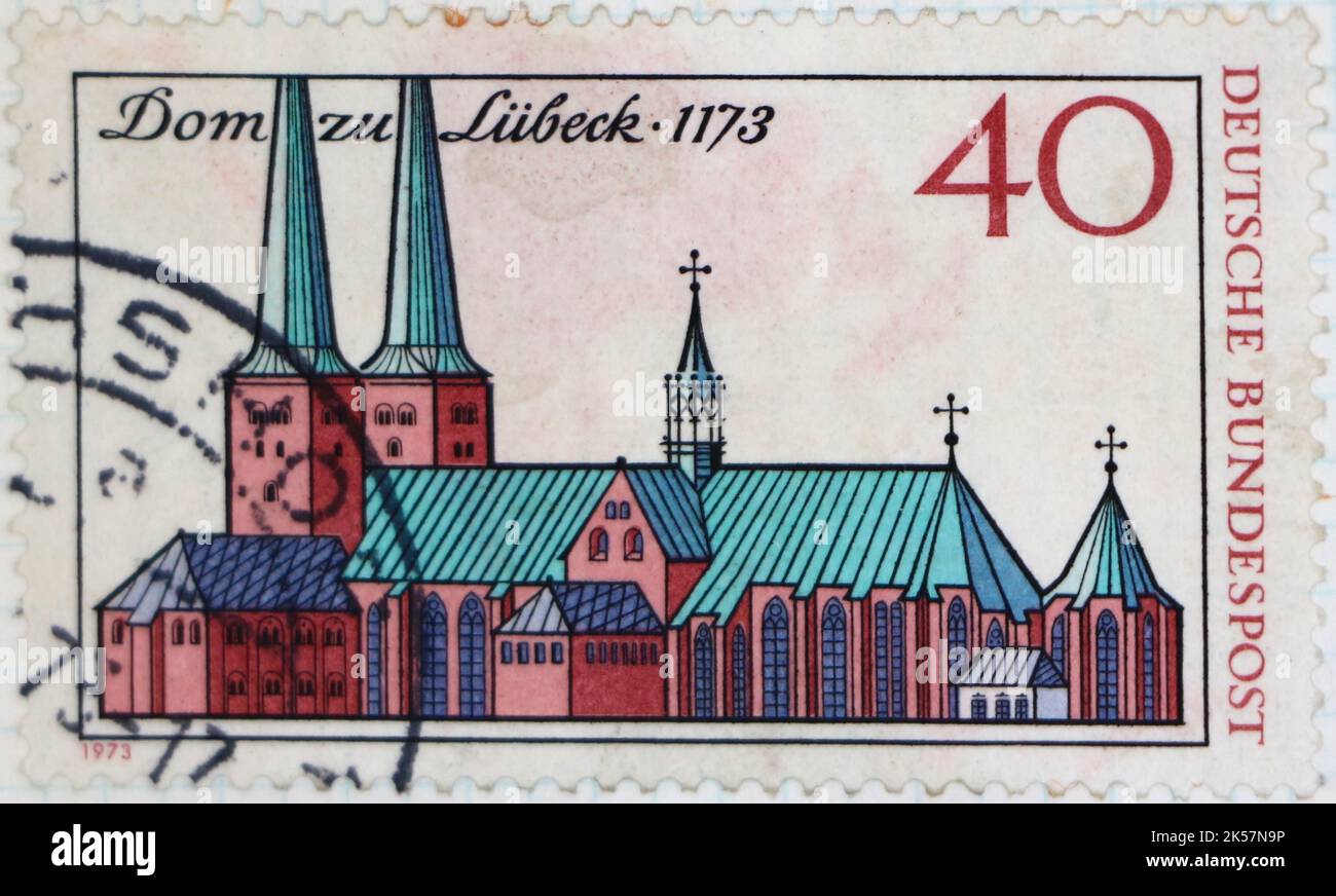 800. Jahrestag des Lübecker Doms Stockfoto
