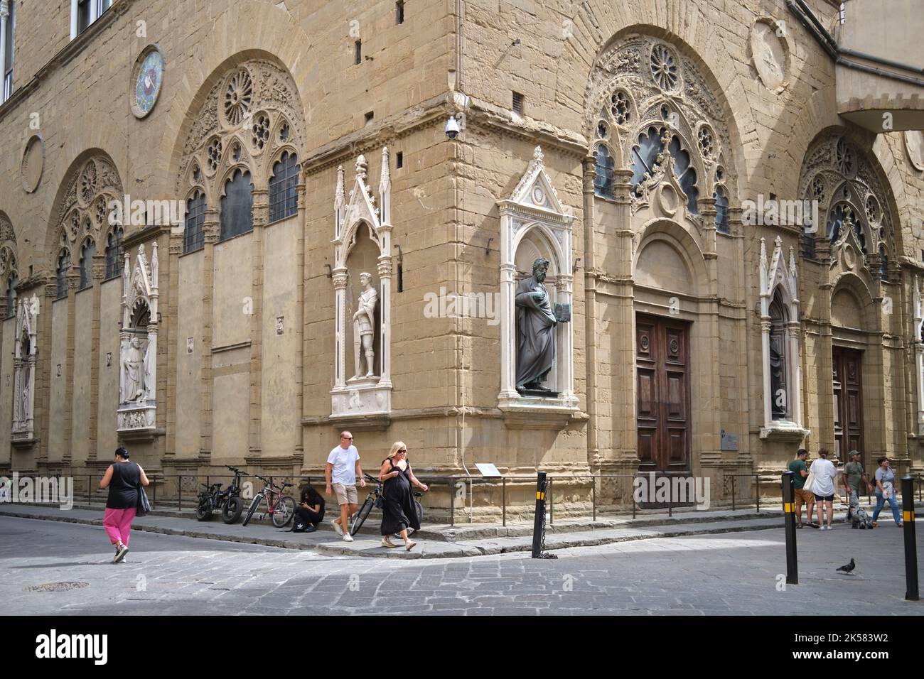 Kirche und Museum von Orsanmichele in Florenz Italien Stockfoto