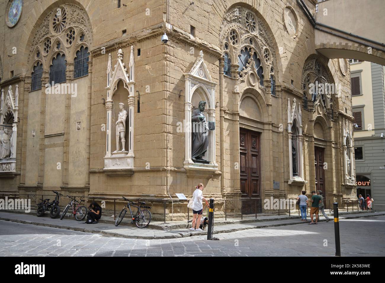 Kirche und Museum von Orsanmichele in Florenz Italien Stockfoto