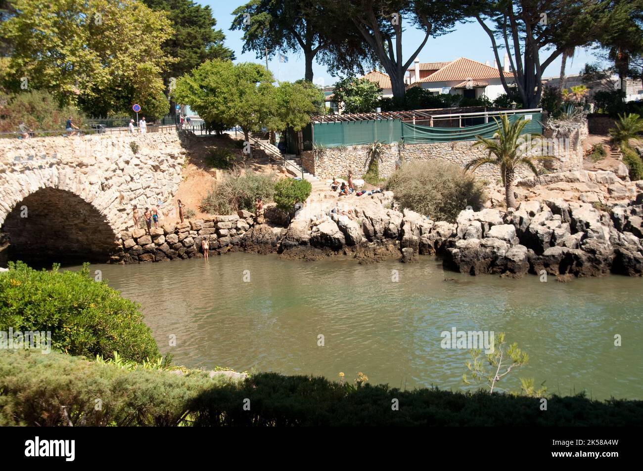 St. Martha's Beach, Cascais, Portugal Stockfoto