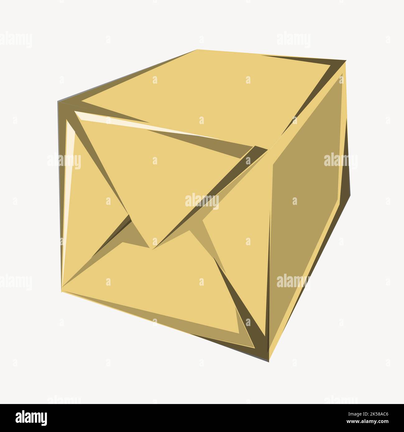 Karton Clipart, Illustration Vektor. Stock Vektor