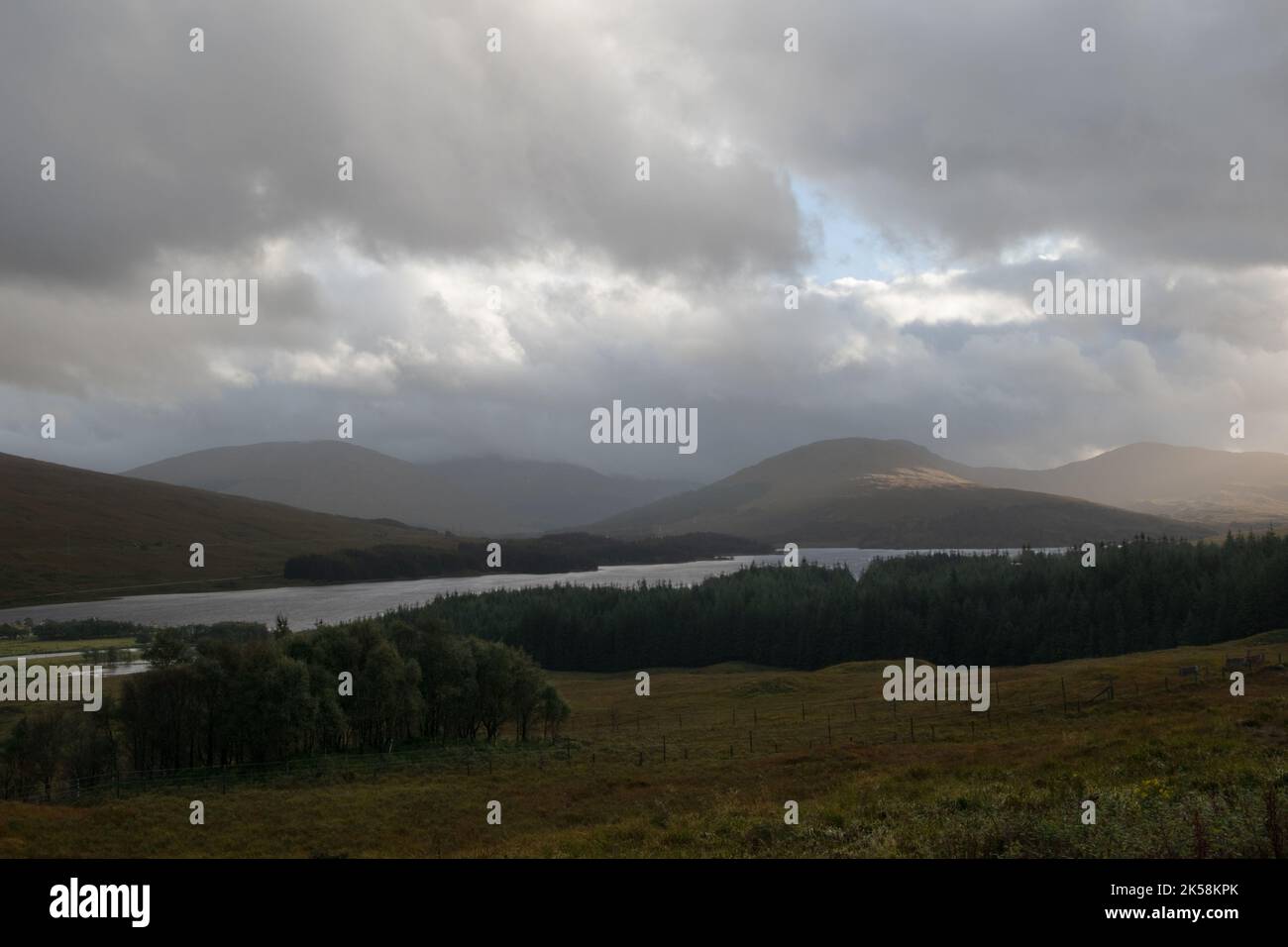 Loch Tulla, Argyll and Bute, Scotland, UK Stockfoto